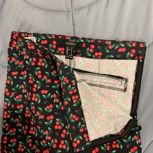 cherry business pants skinny